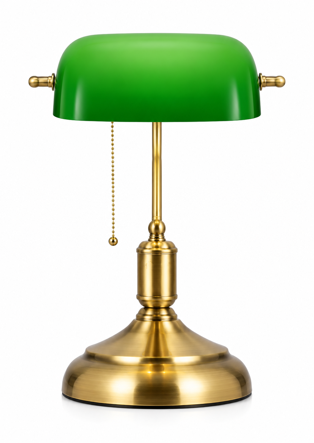 Lampe bibliothèque verte