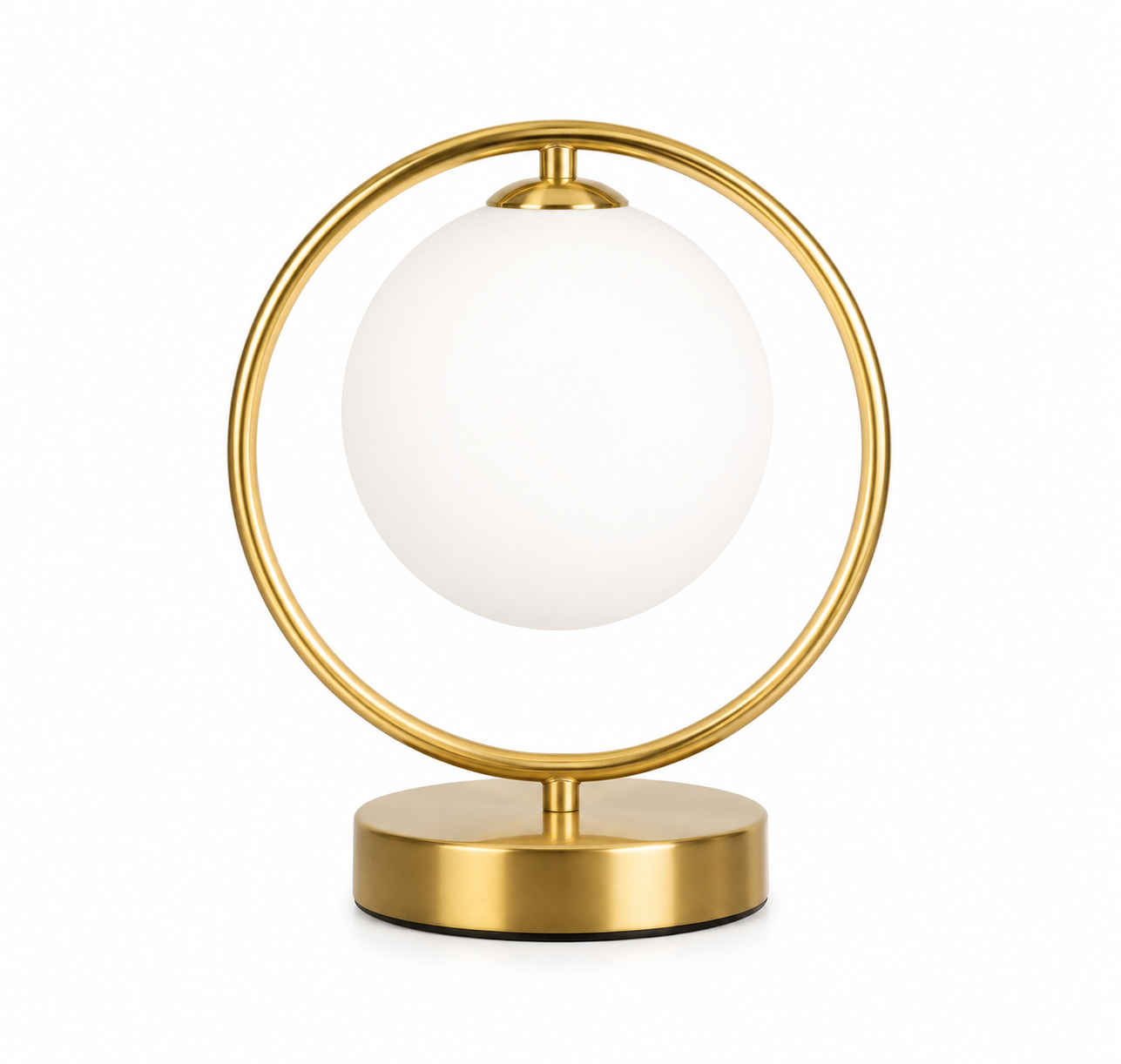 Lampe de chevet boule en verre