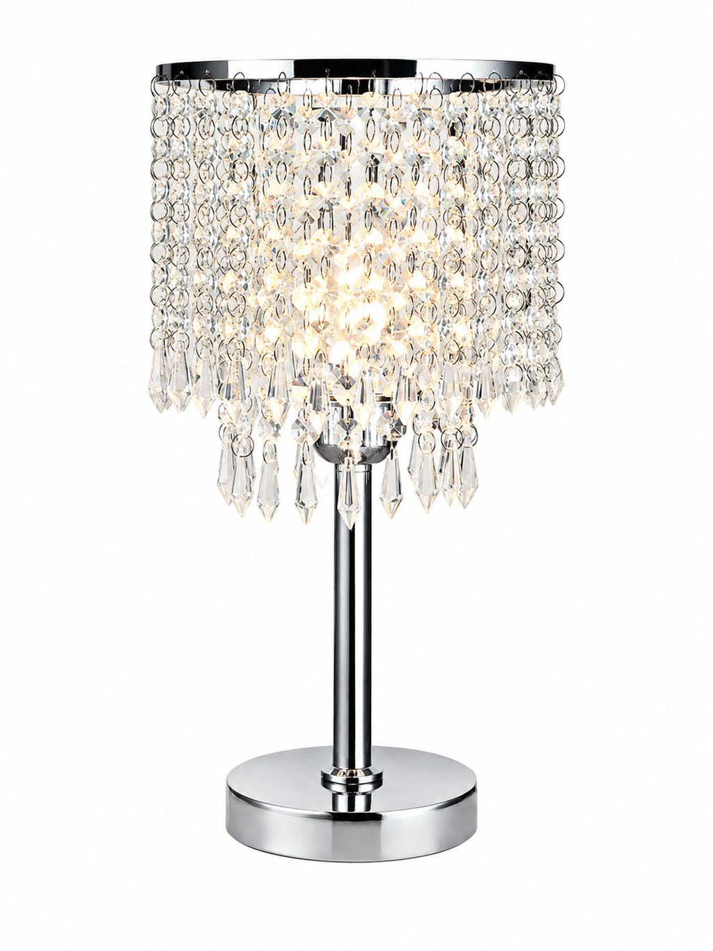 Lampe de chevet en cristal