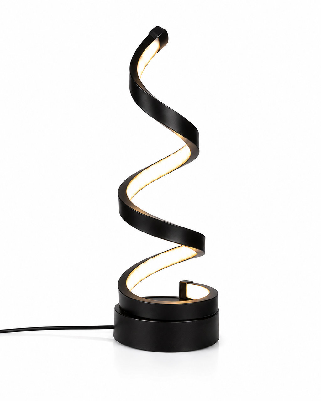 Lampe de chevet spirale