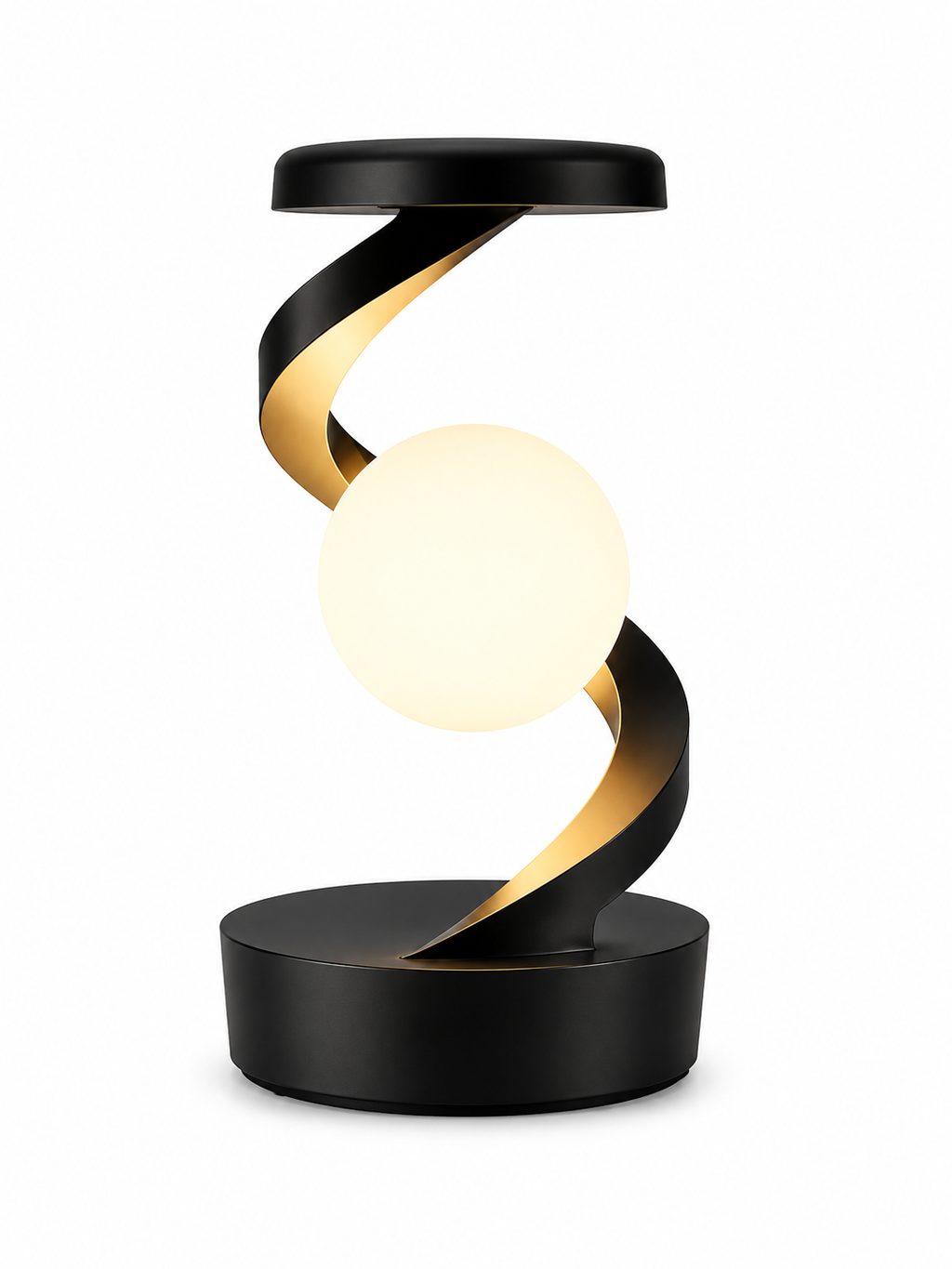 Lampe de chevet boule de cristal