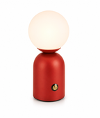 Lampe de table boule en verre