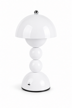 Lampe de chevet boule blanche