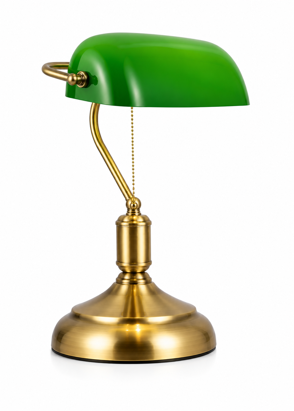 Lampe bibliothèque verte