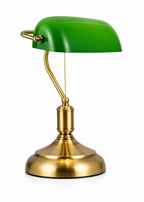 Lampe bibliothèque verte