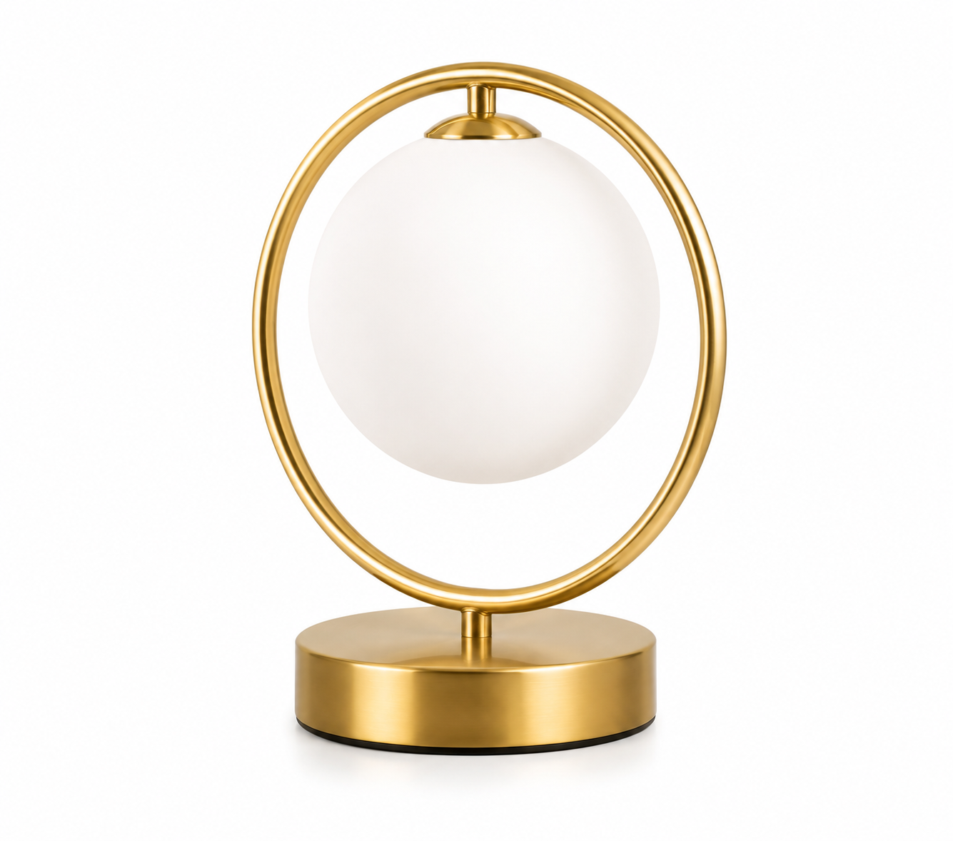 Lampe de chevet boule en verre