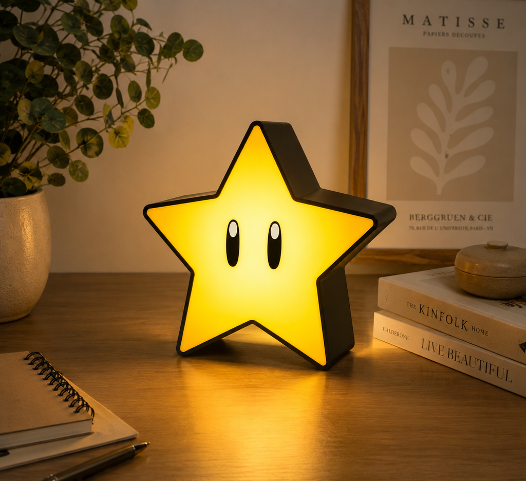 Lampe de chevet super mario