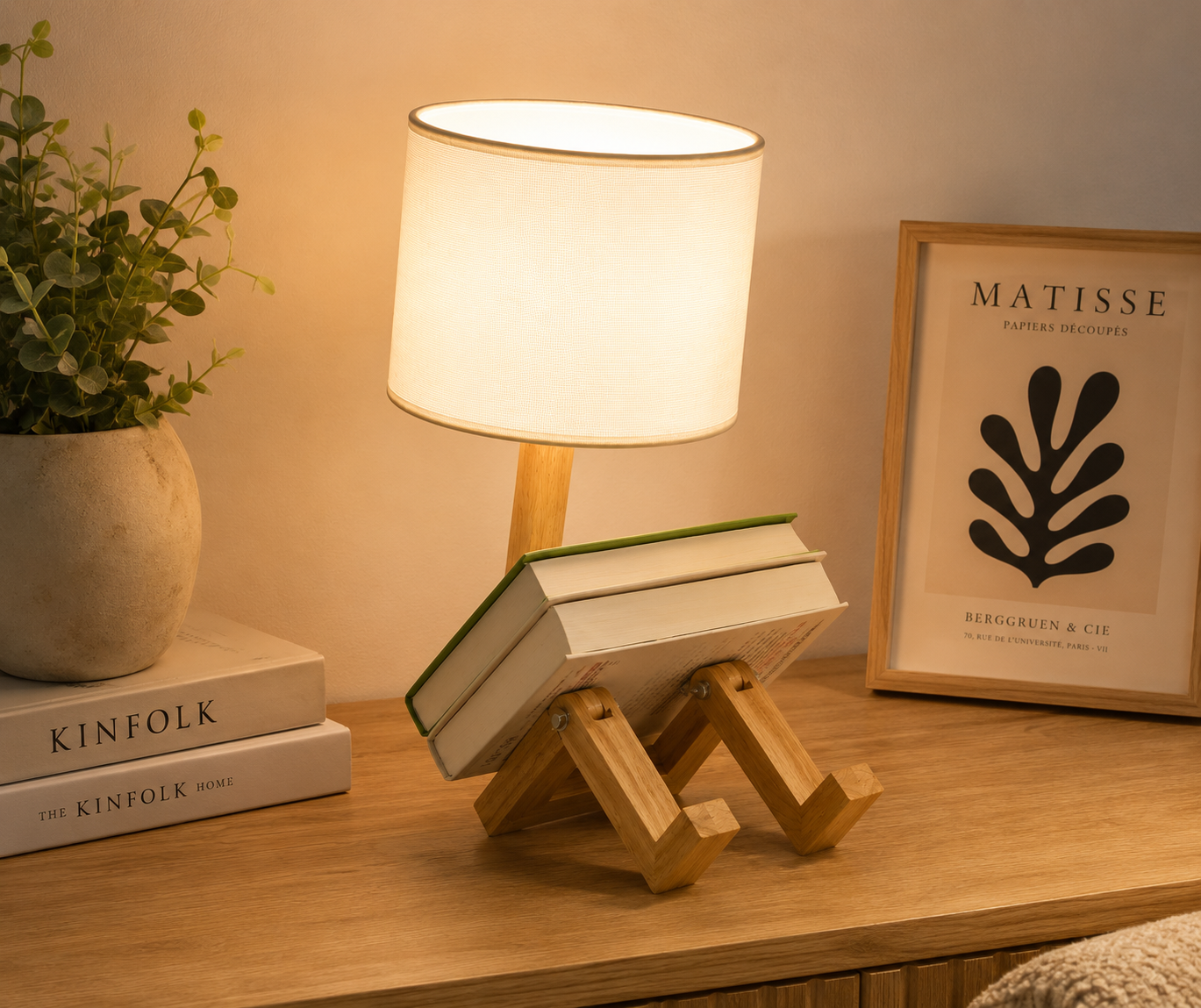Lampe de chevet robot