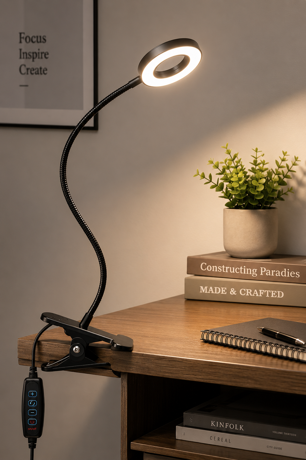 Lampe à pince pour lit
