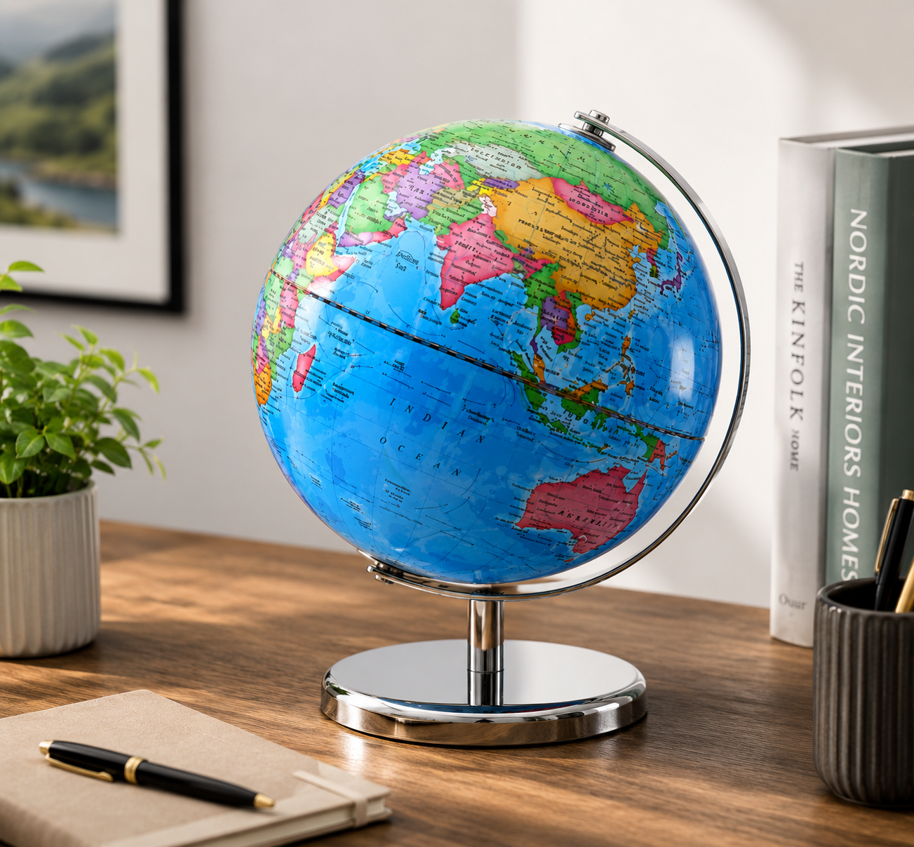 Lampe de chevet globe
