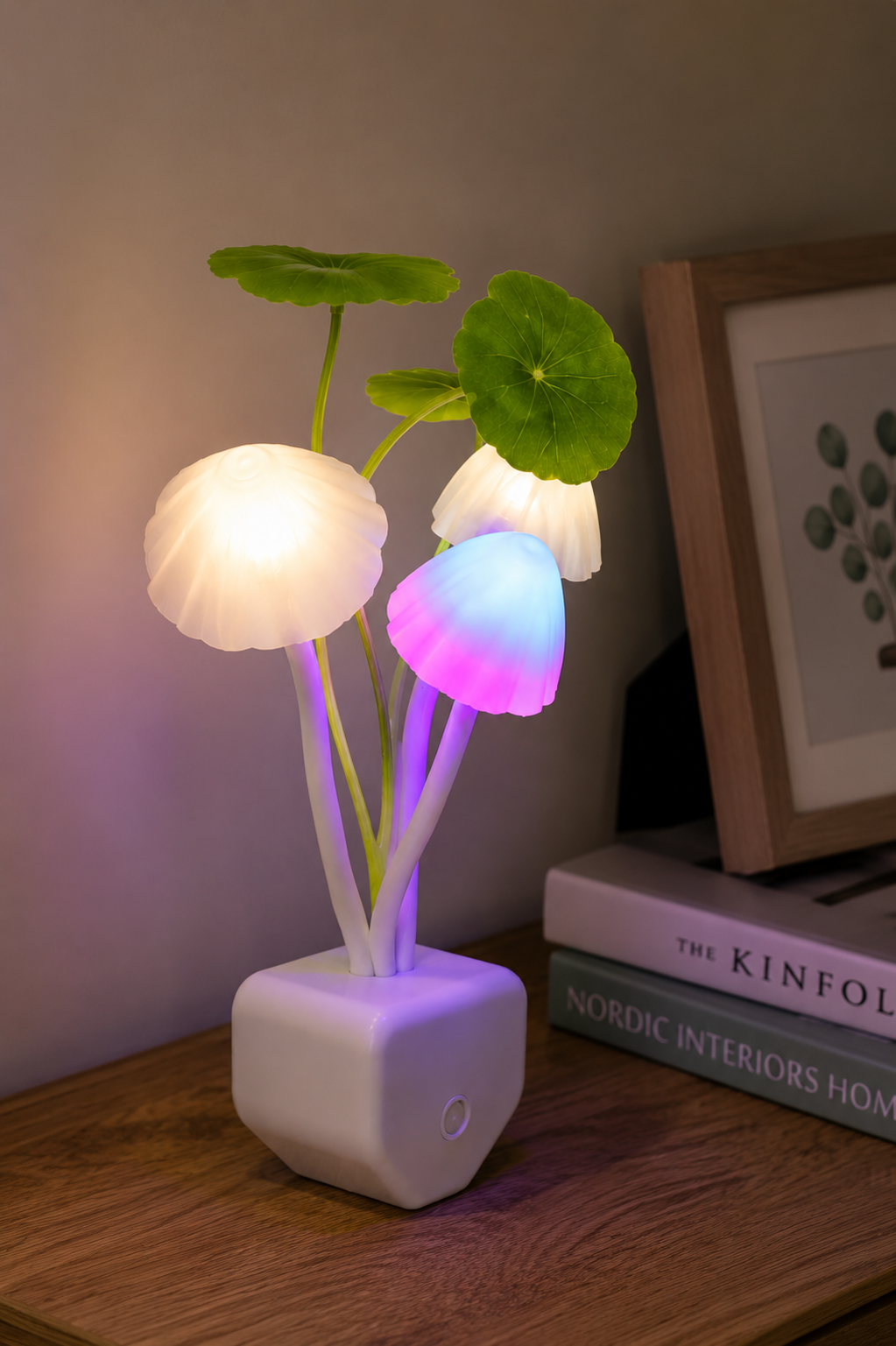 Lampe de chevet fleur