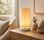 Lampe de chevet cylindrique