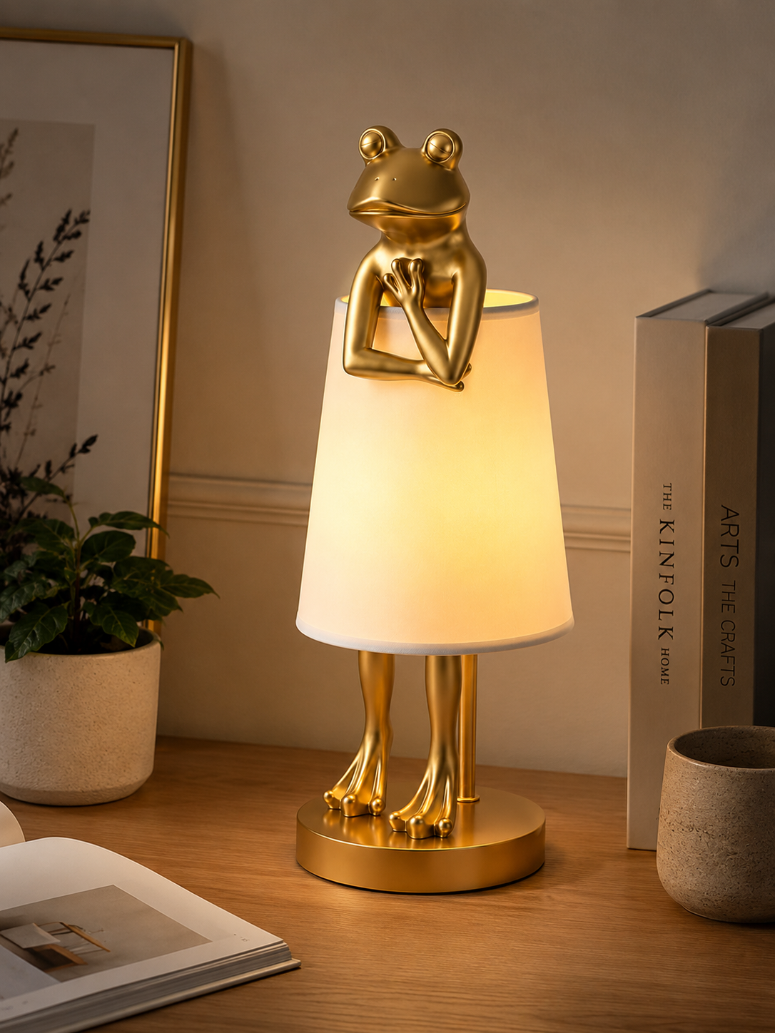 Lampe de chevet grenouille