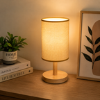 Lampe de chevet bois naturel