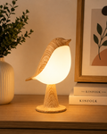 Lampe oiseau bois