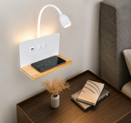 Lampe de chevet pour tete de lit
