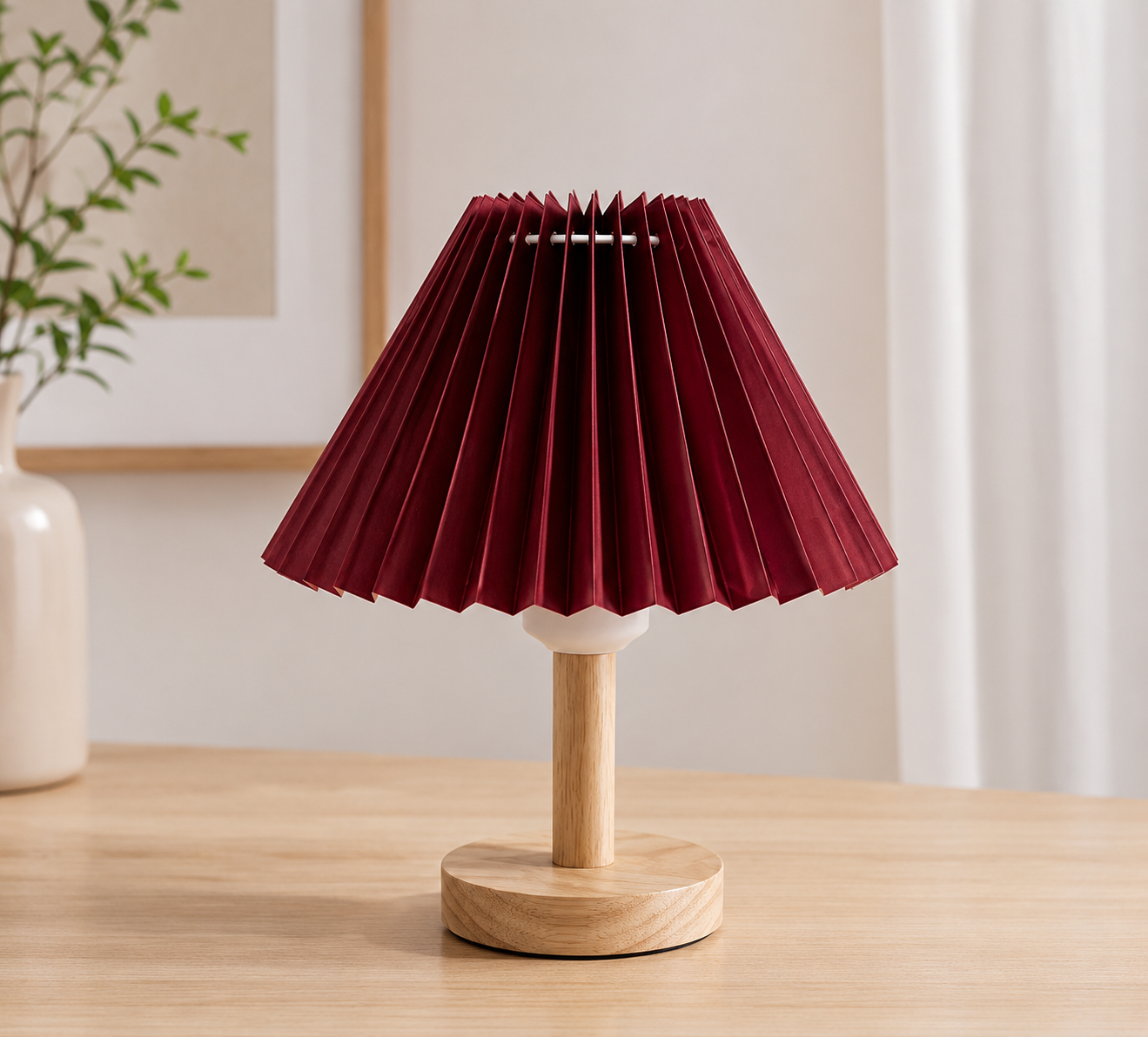 Lampe de chevet abat jour original