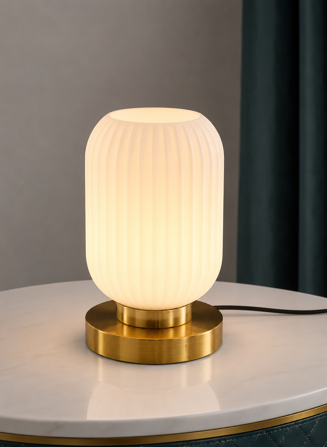 Lampe design verre