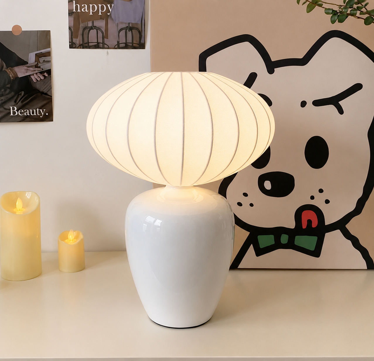 Lampe de chevet céramique