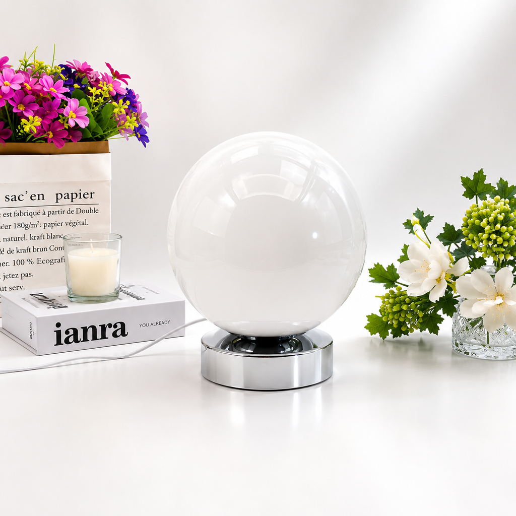 Lampe de chevet boule