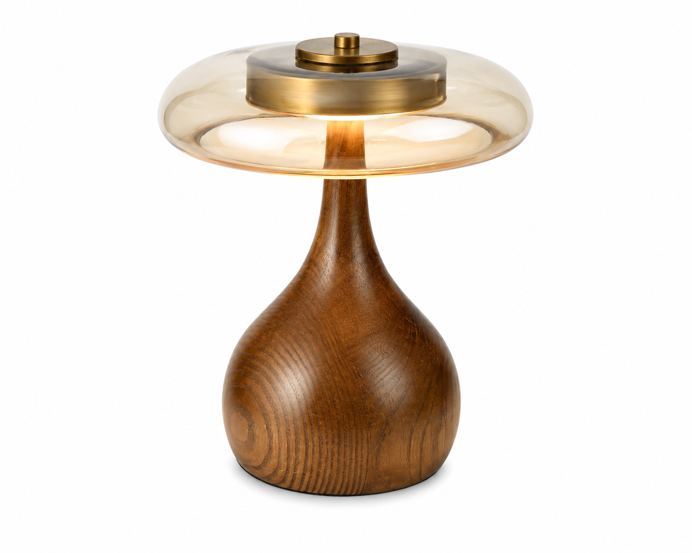 Lampe de chevet vintage bois