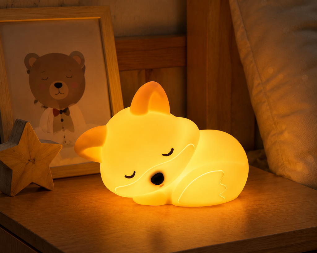 Lampe de chevet renard