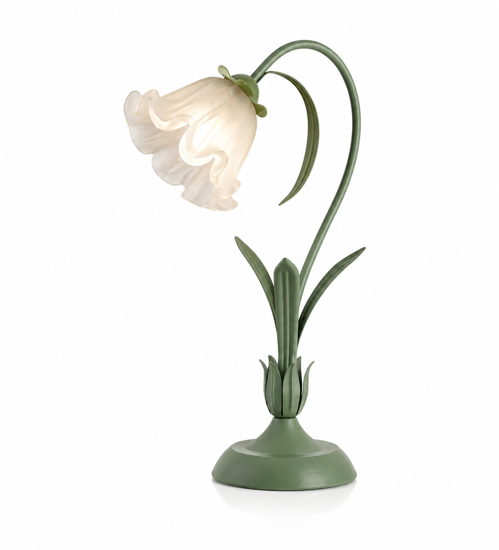 Lampe de chevet en forme de fleur