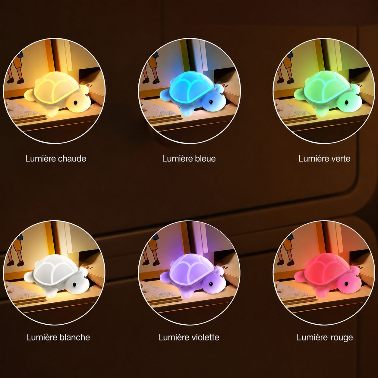Lampe de chevet tortue