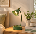 Lampe de chevet fleur rose