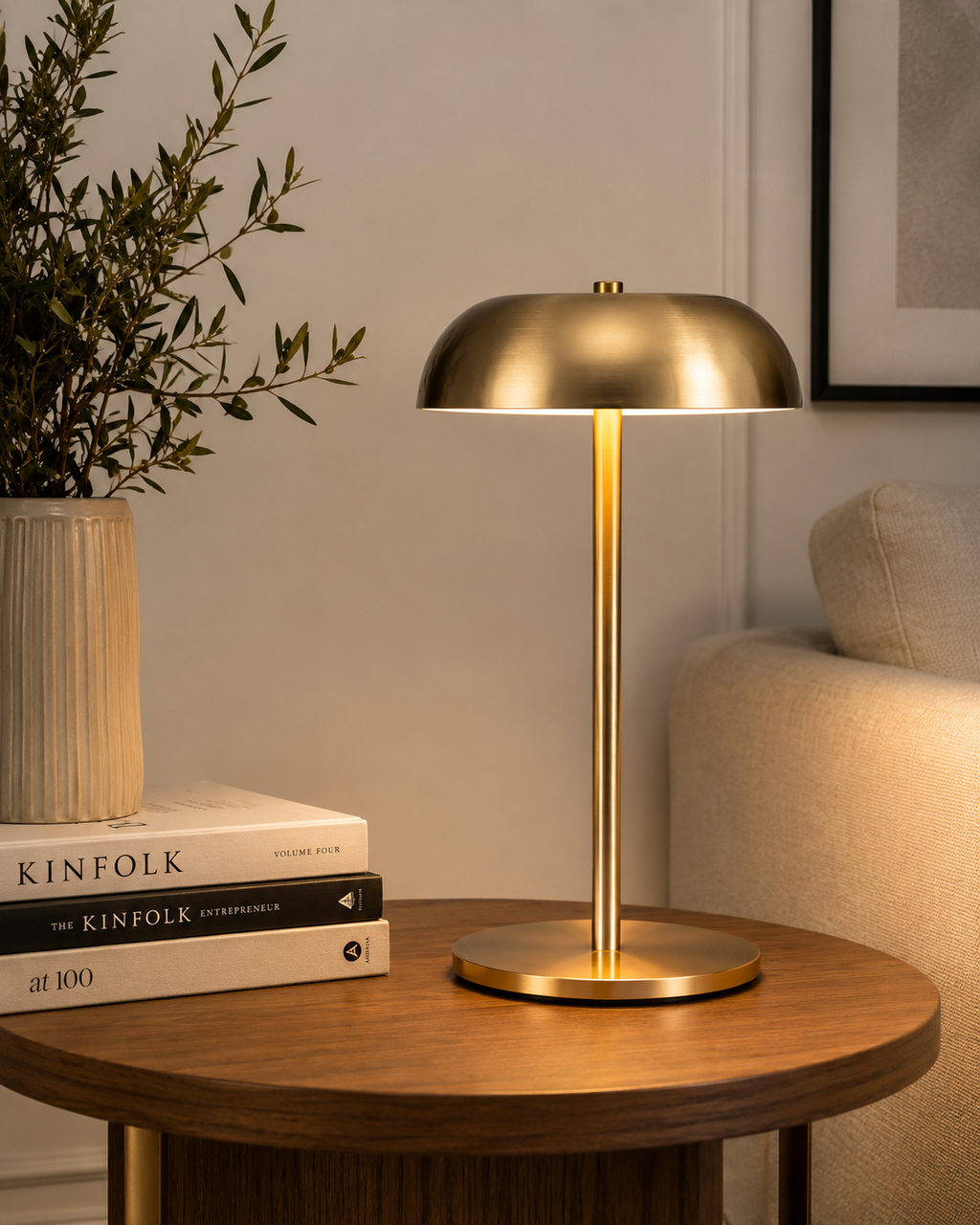Lampe de chevet champignon