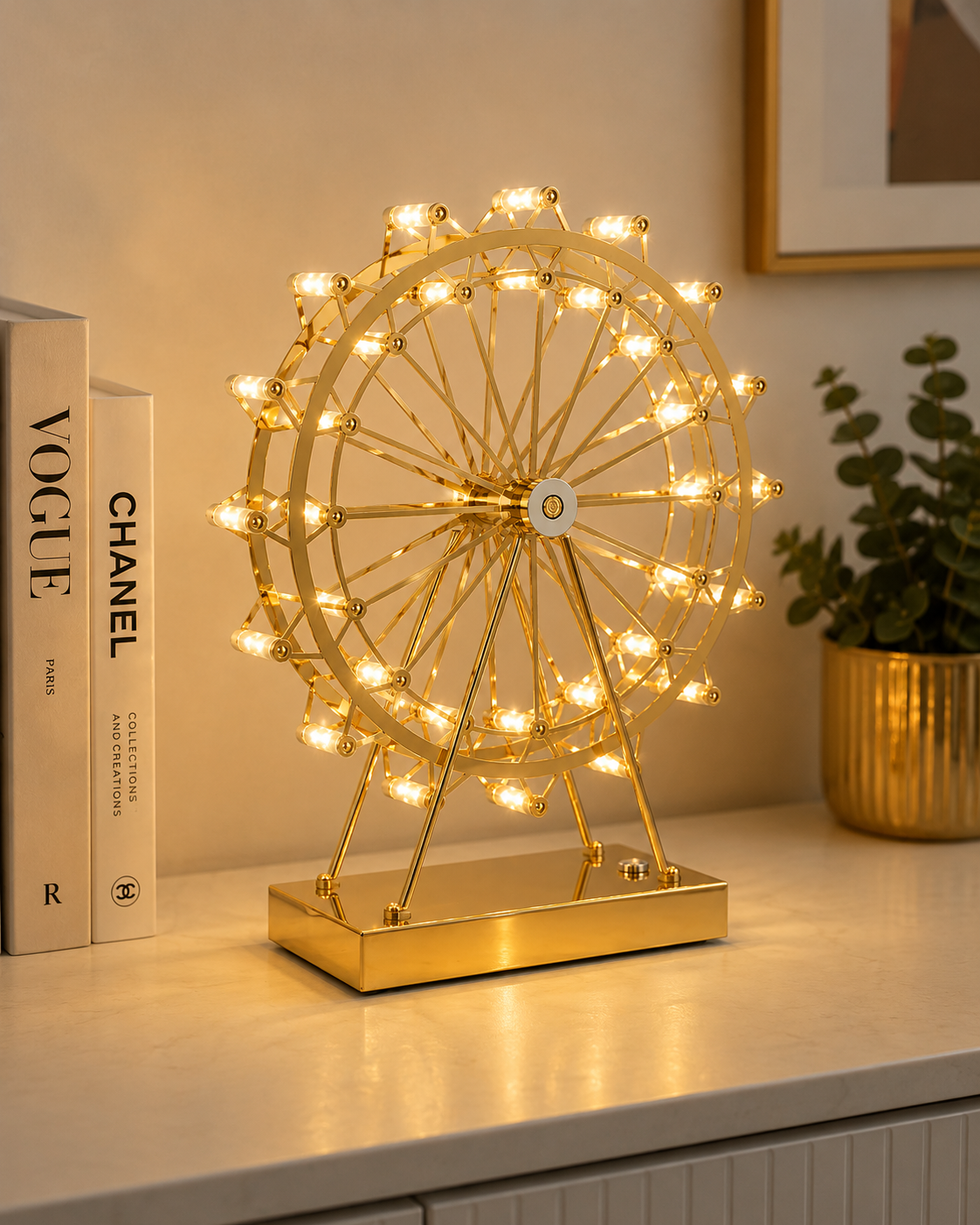 Lampe de chevet grande roue