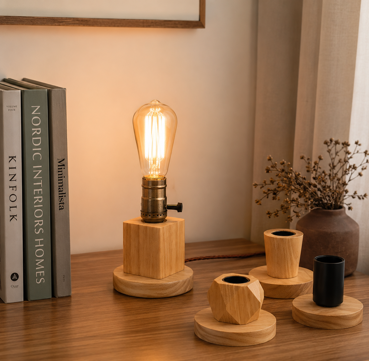 Support ampoule lampe de chevet