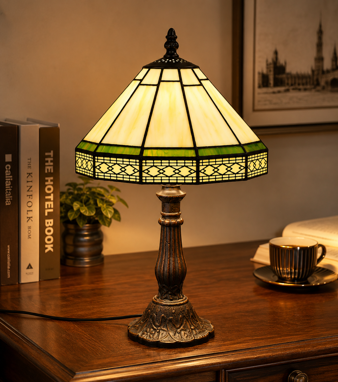 Lampe de chevet tiffany
