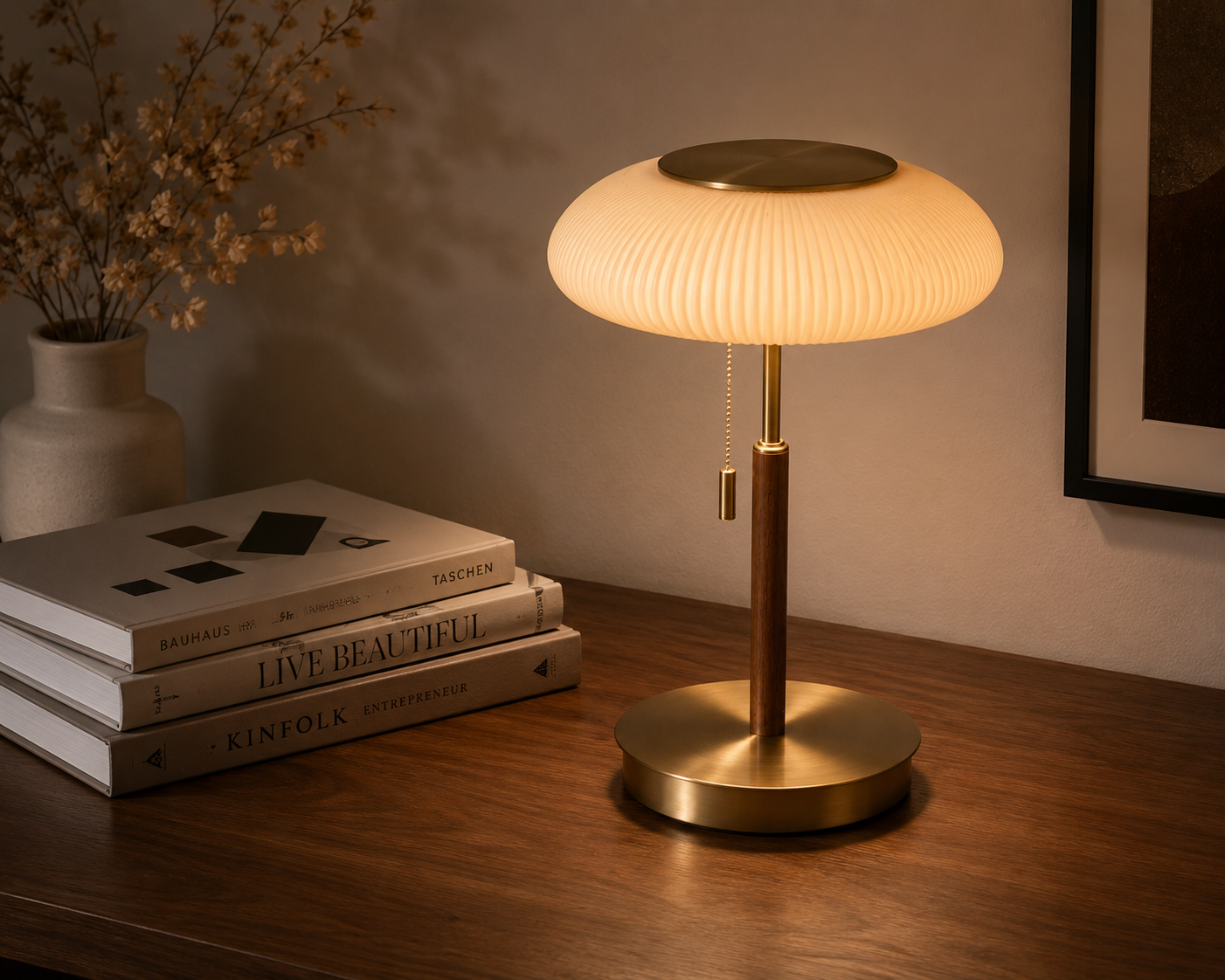 Lampe de chevet verre blanc