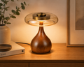 Lampe de chevet vintage bois