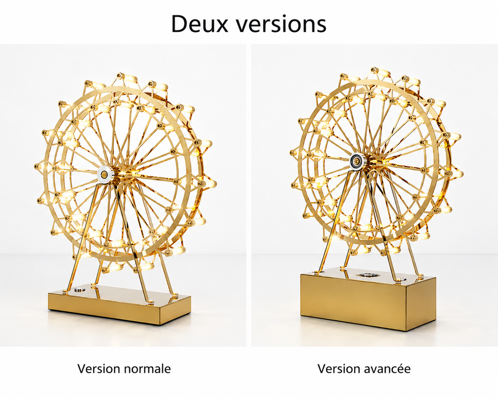 Lampe de chevet grande roue