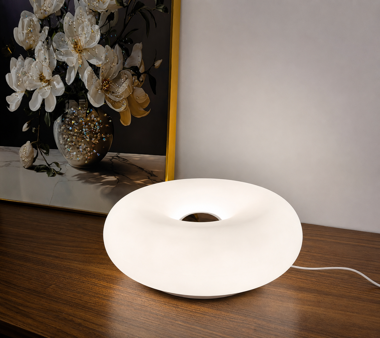 Lampe de chevet champignon design