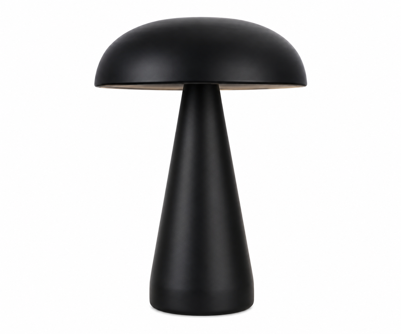 Lampe de chevet champignon dorée