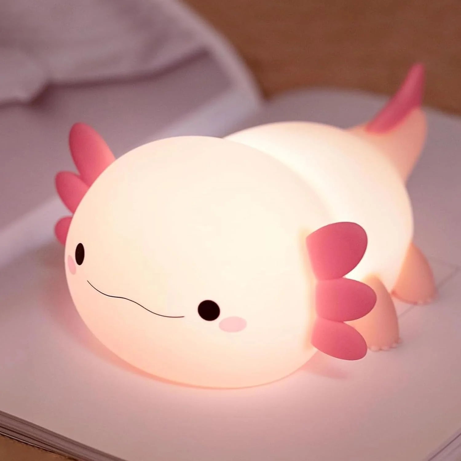 Lampe de chevet axolotl